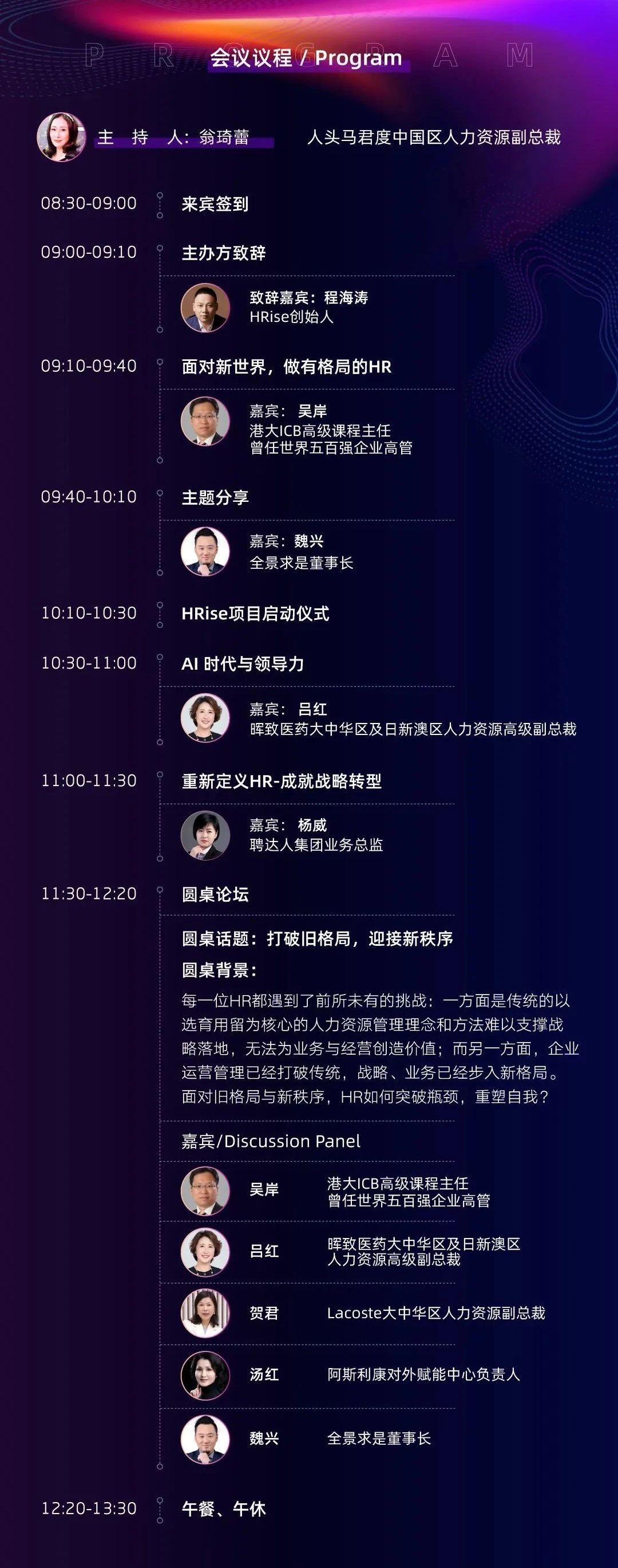 主论坛嘉宾海报来了|2023中国(第四届)人力资源前瞻者峰会·上海