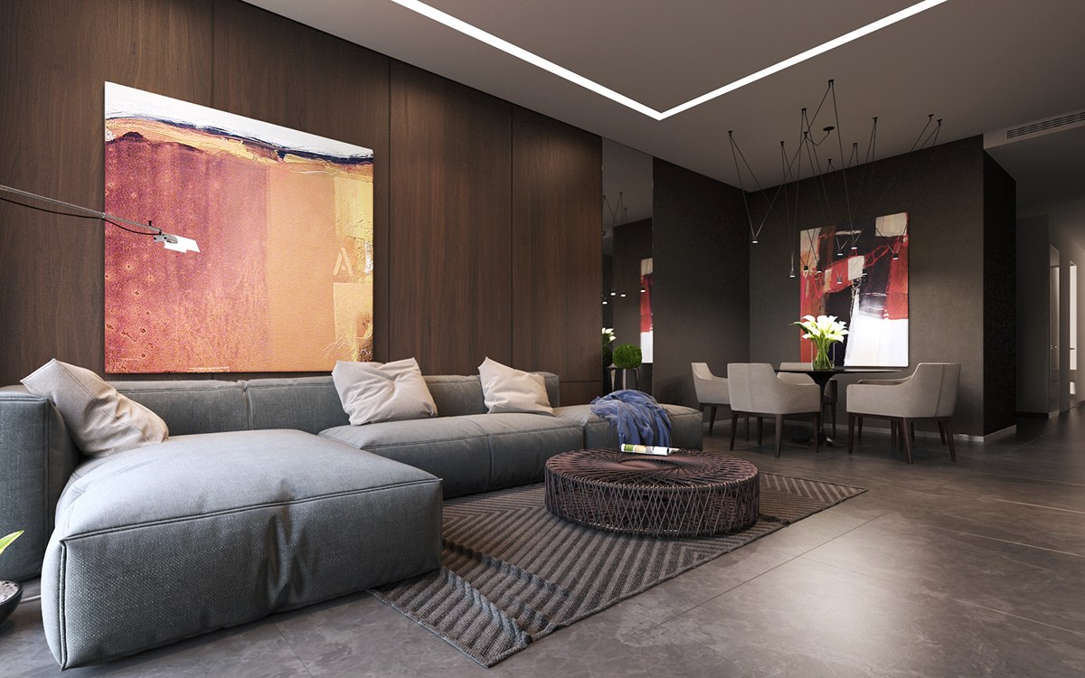 三款现代深色空间设计,这些细节,真正优秀