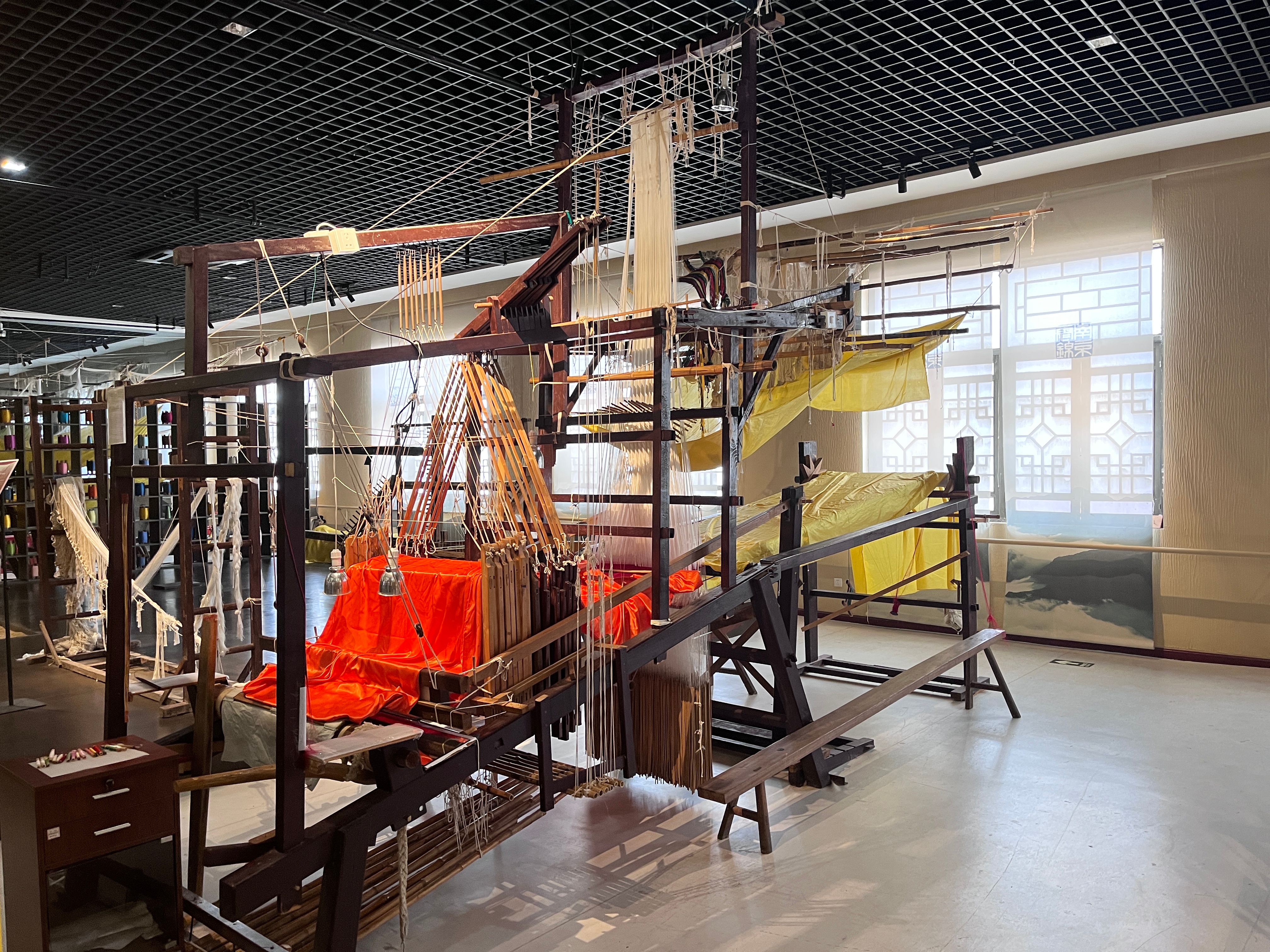 色泽光丽灿烂 美如天上云霞 南京·中国南京云锦博物馆