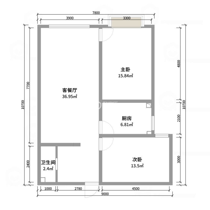 紫金悦城户型图图片