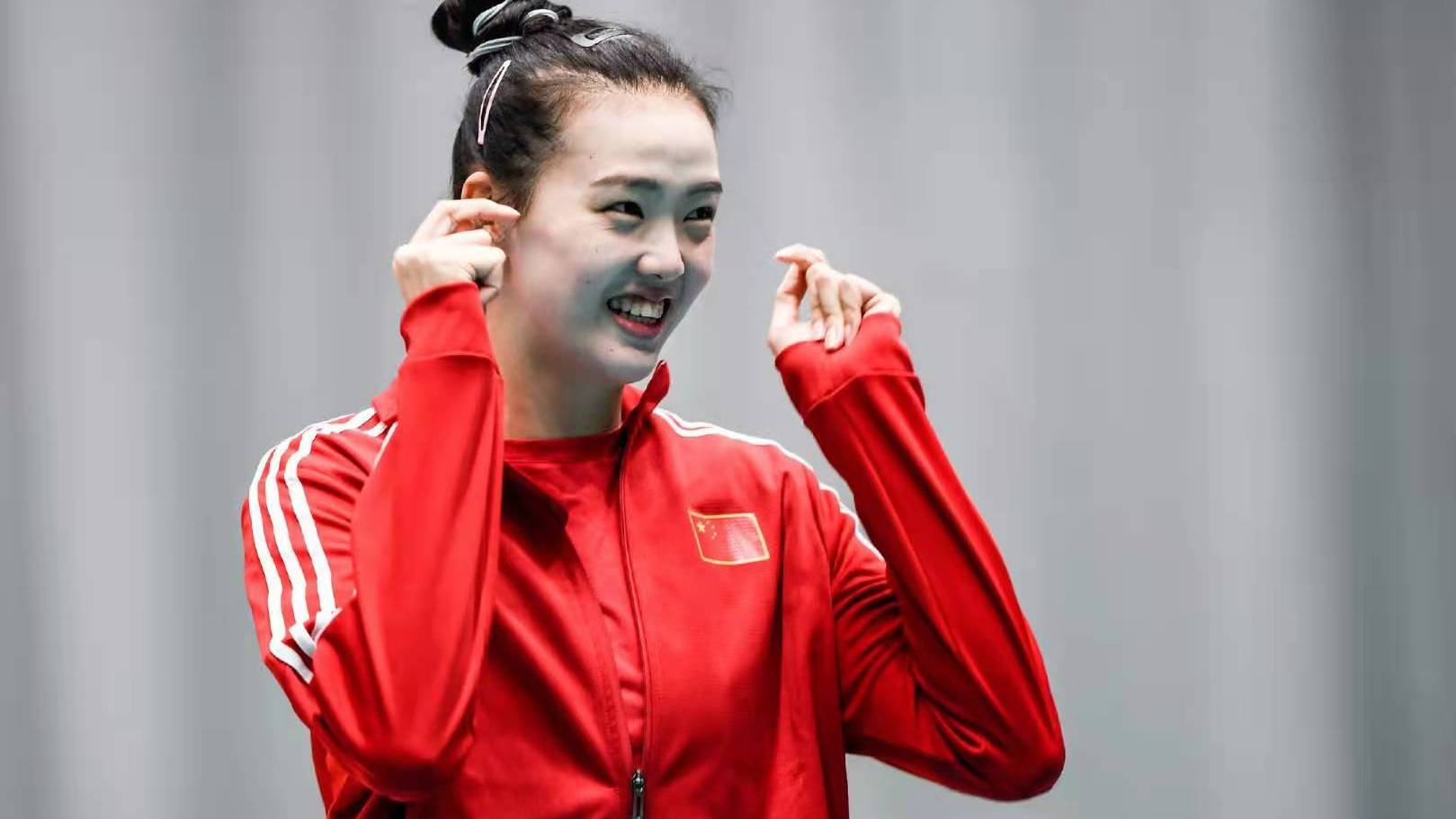 张常宁决赛前最新训练照,肤白貌美,娇艳欲滴,身材圆润臀型完美