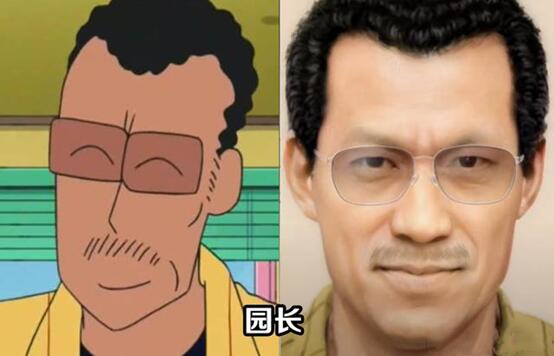 真人版蜡笔小新走红,风间依旧帅气,园长简直神还原