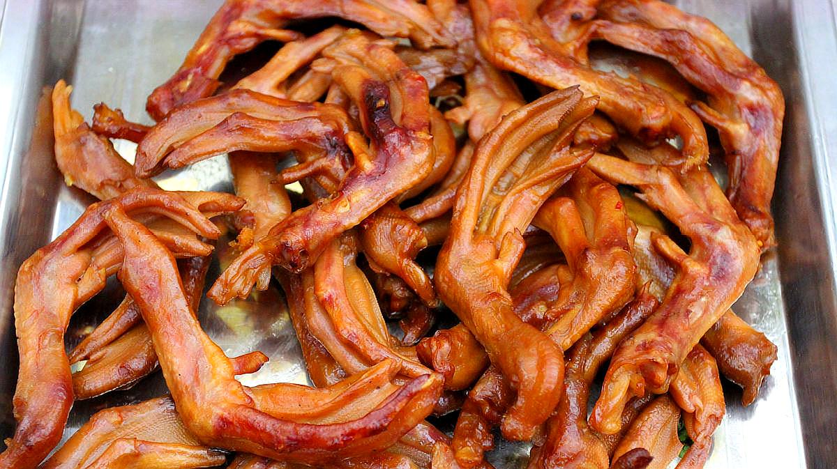 国内卤菜界首创:实战酸辣鹅掌配方,卤菜之中加入酸辣味更有风味