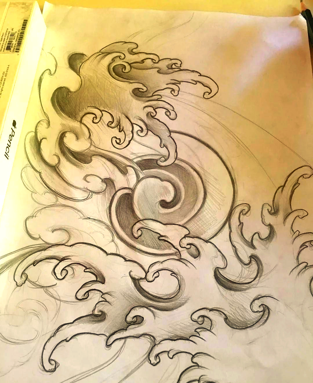 海浪纹身的四大寓意,你了解吗