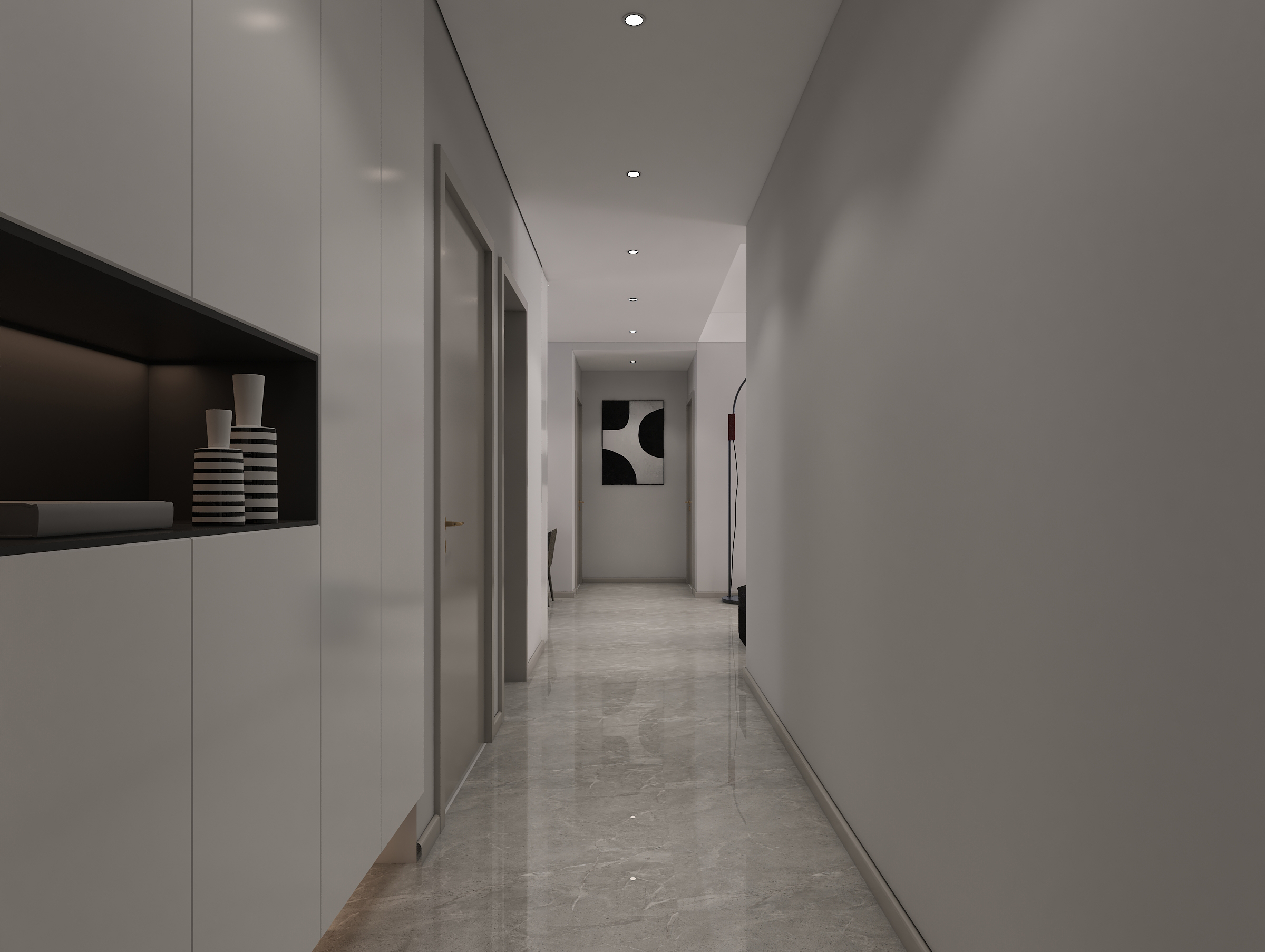 正基九宸120平现代风,完美的诠释现代空间感