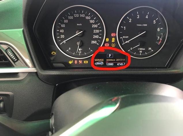 如何重置宝马x1的保养指示灯?