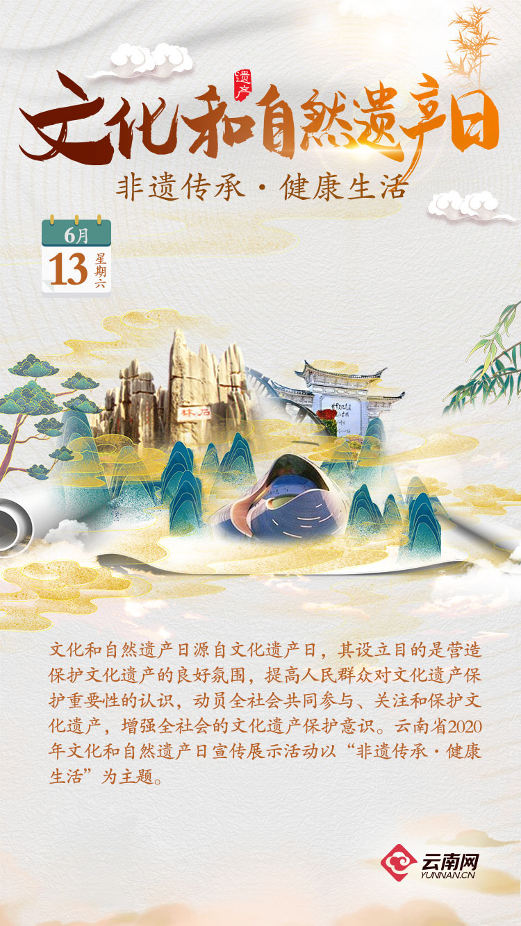 视频海报|文化和自然遗产日 带你线上"飞阅"云南"世界遗产"