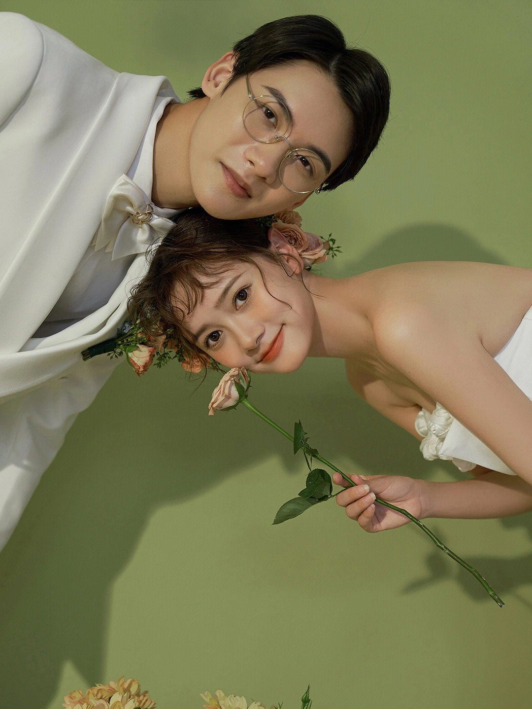 爆美 私藏 拍了超爱的小清新婚纱照