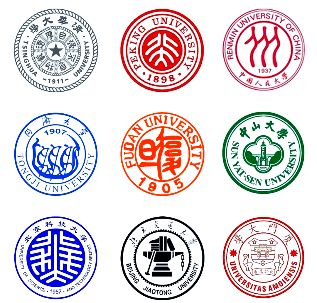 顶尖高校校徽设计解析:中日名校校徽对比