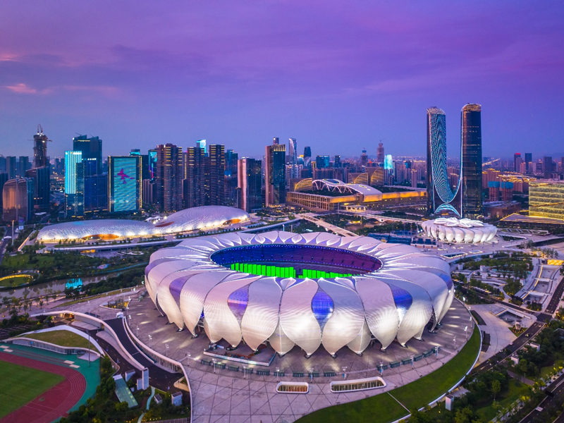 杭州亚运会配套项目绿地杭州世纪中心正式启用