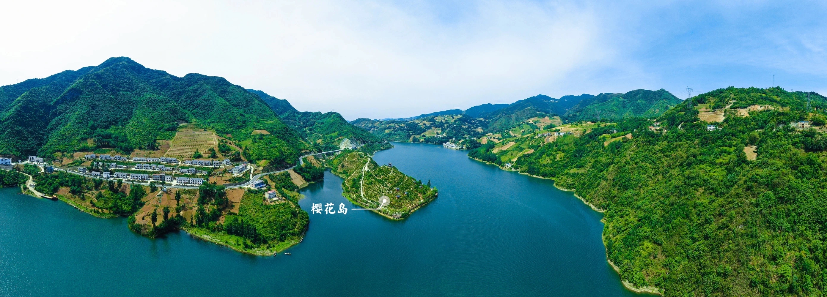 3月25,她来了——"水上轻功"惊现堵河房县樱花岛