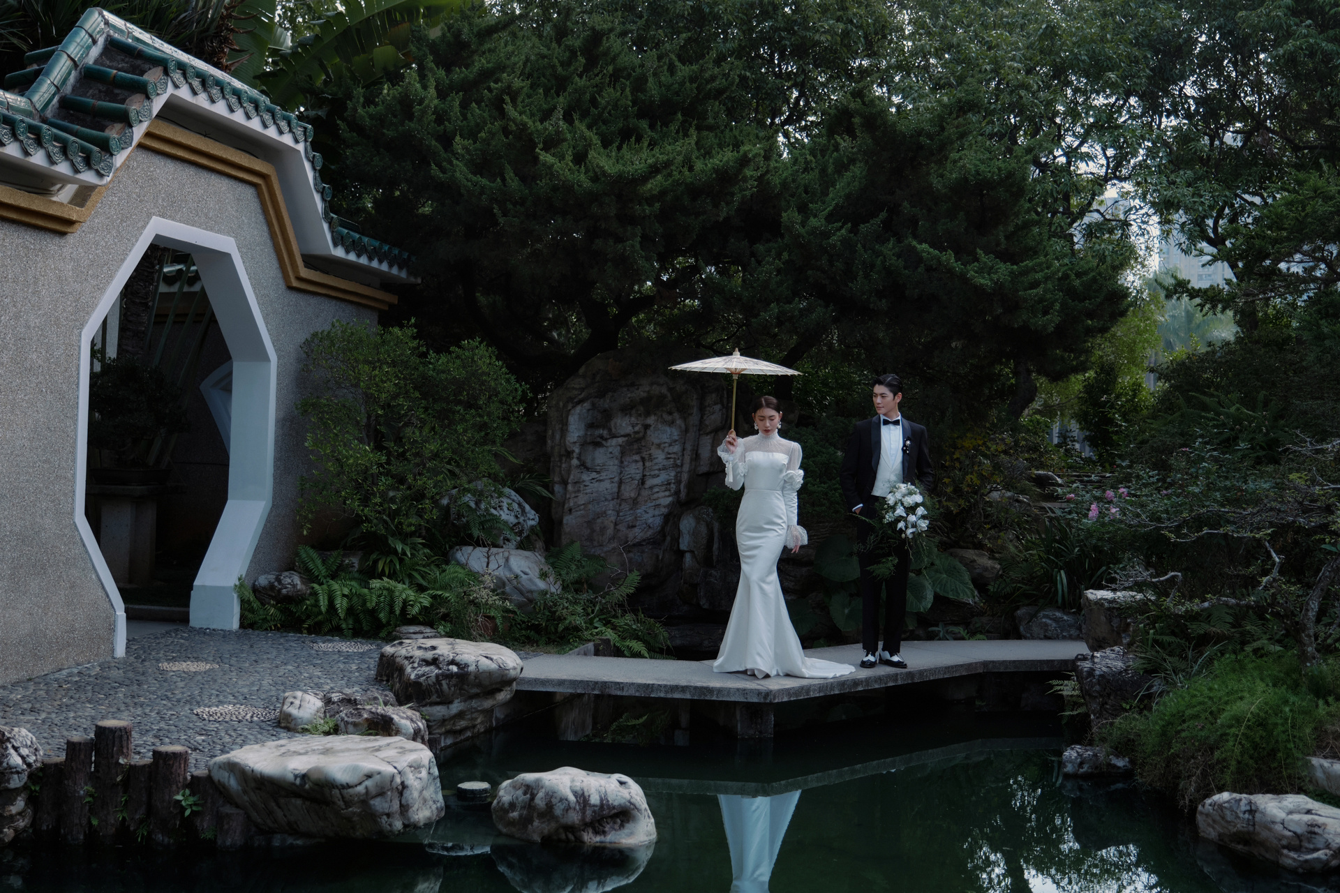 广州婚纱照|诗意盎然的园林婚纱照yyds!
