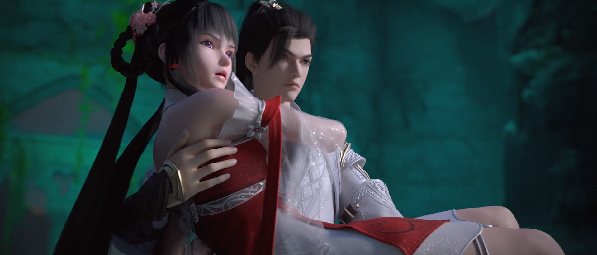 动画完美世界送福利,石昊火灵儿坦诚相见,火灵儿成人建模上线