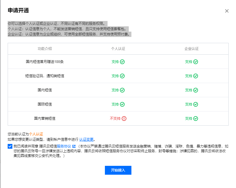 腾讯云短信平台费用高吗