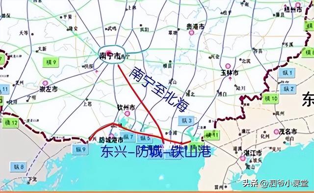 广西完美纵10线,天峨(黔桂界)至北海高速2026年大功告成