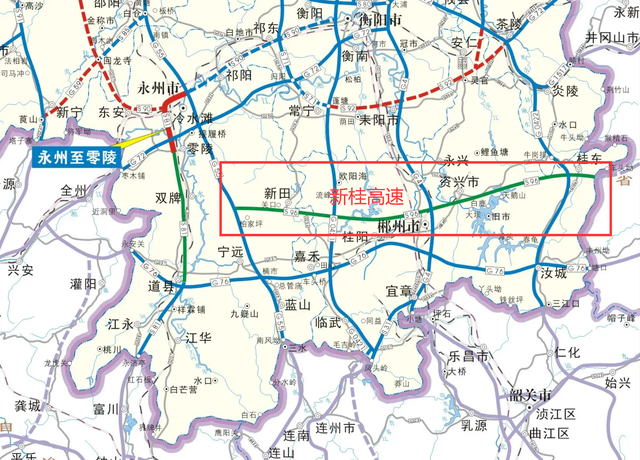 桂阳至新田高速公路图片