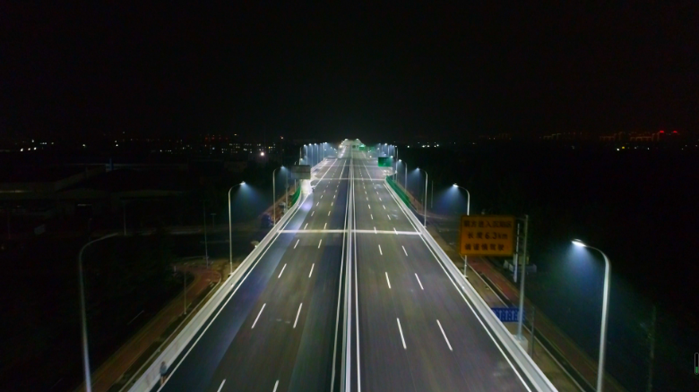 济宁主城区内环高架一标段建成通车