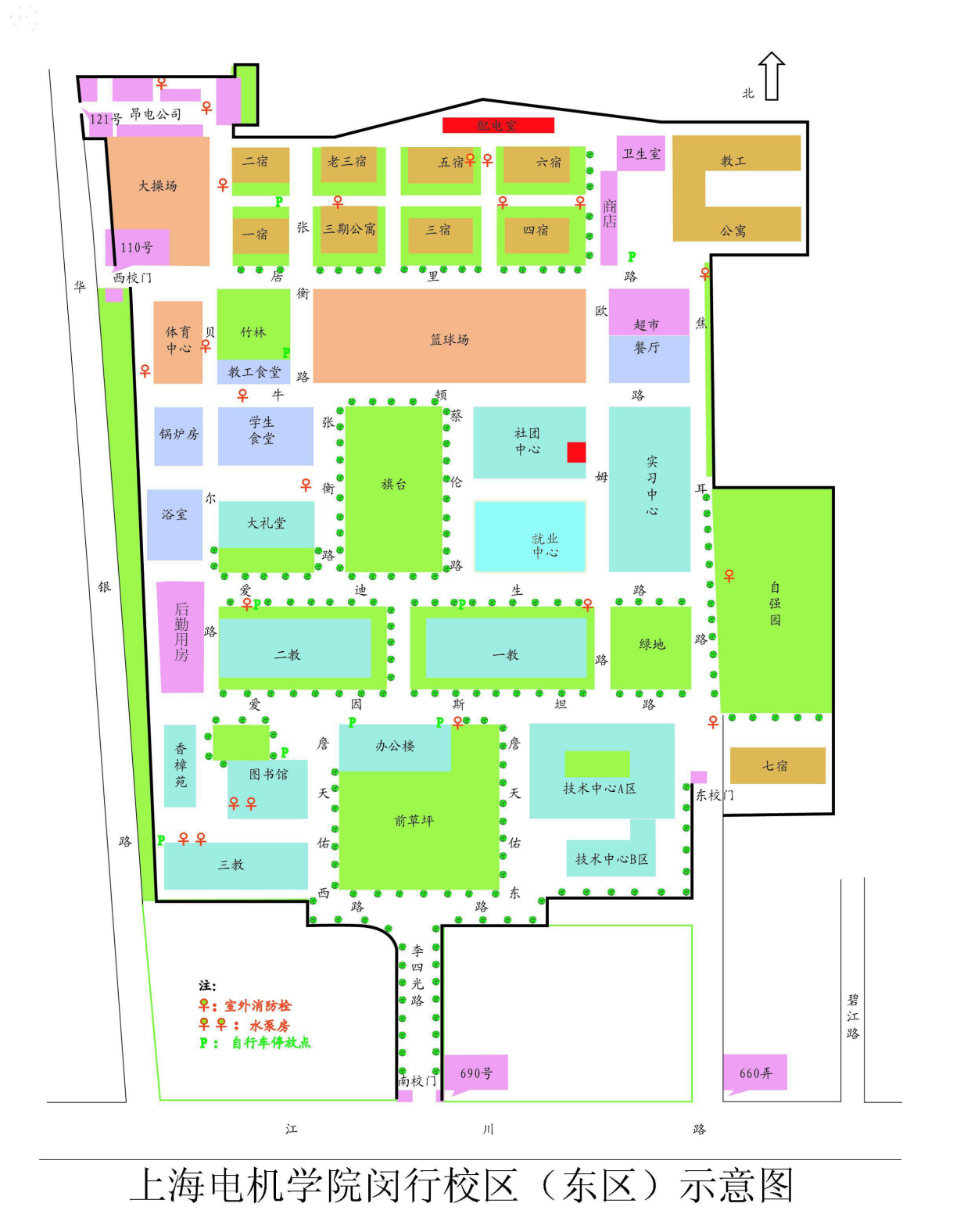 上海电机学院校园地图