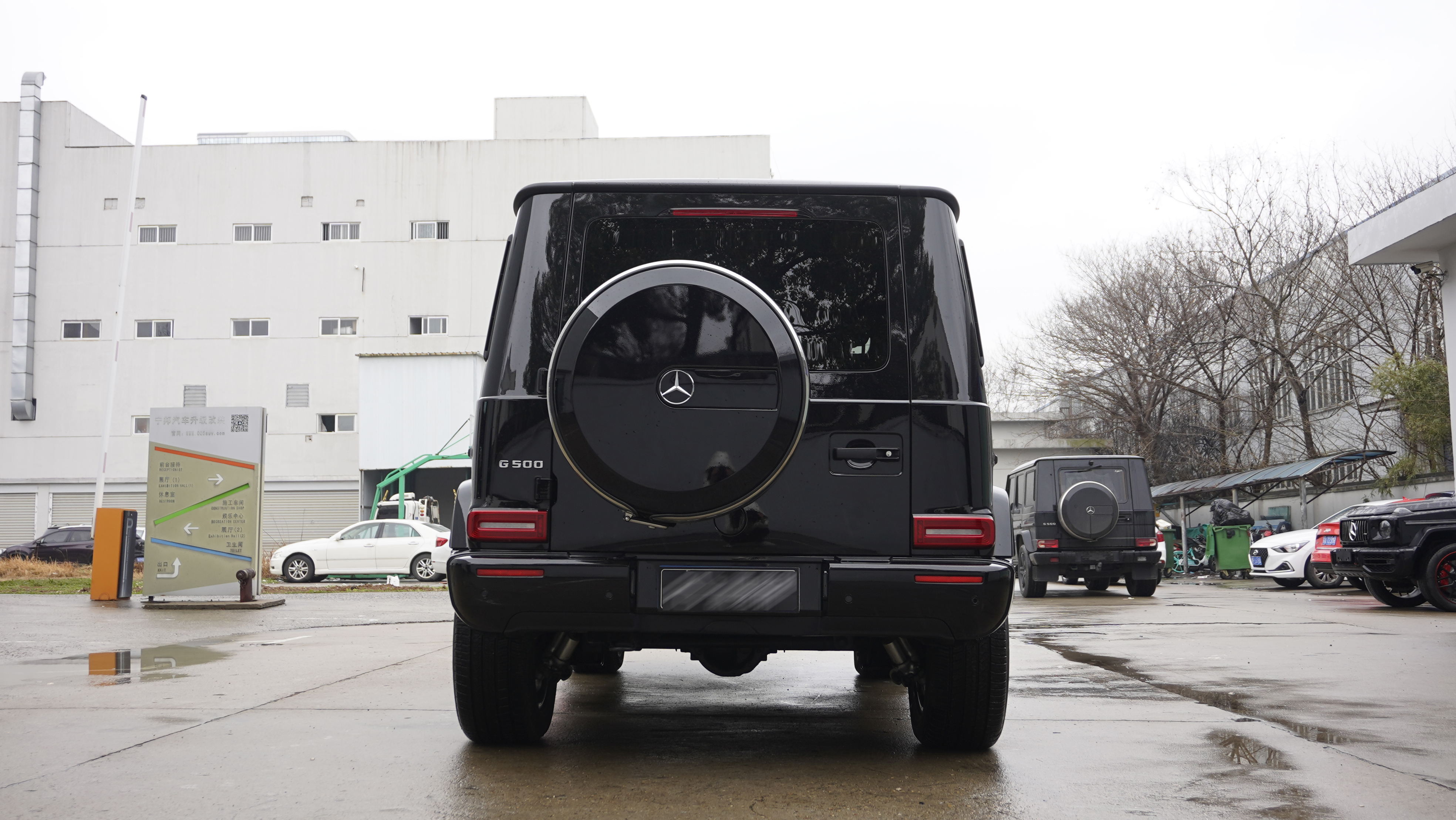 奔驰g500脱变g63amg外观!鲜明对比!