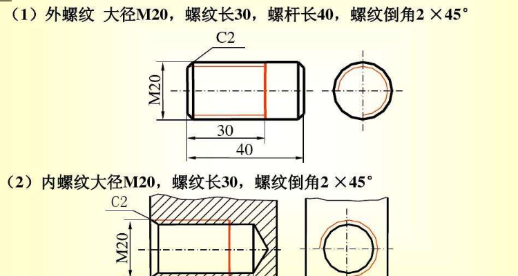 工程制图c2怎么画手绘图片