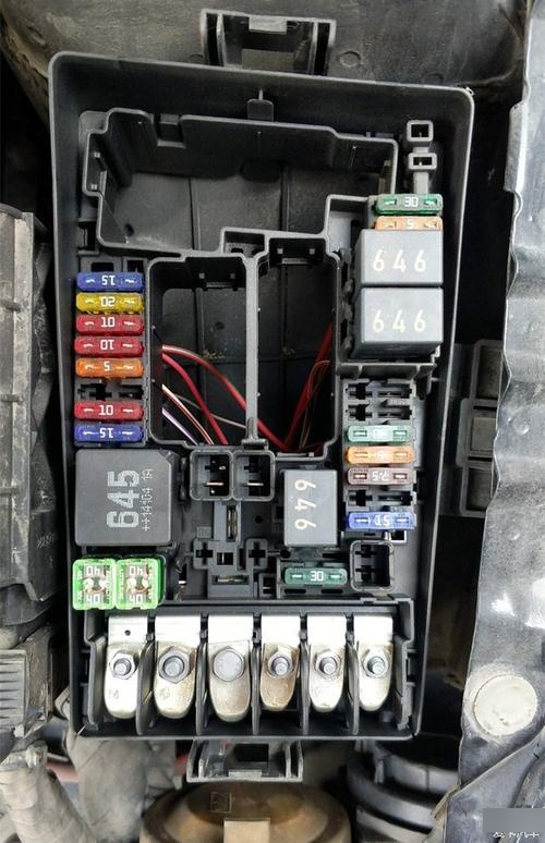大众高尔夫保险盒在哪里,高尔夫保险丝盒说明