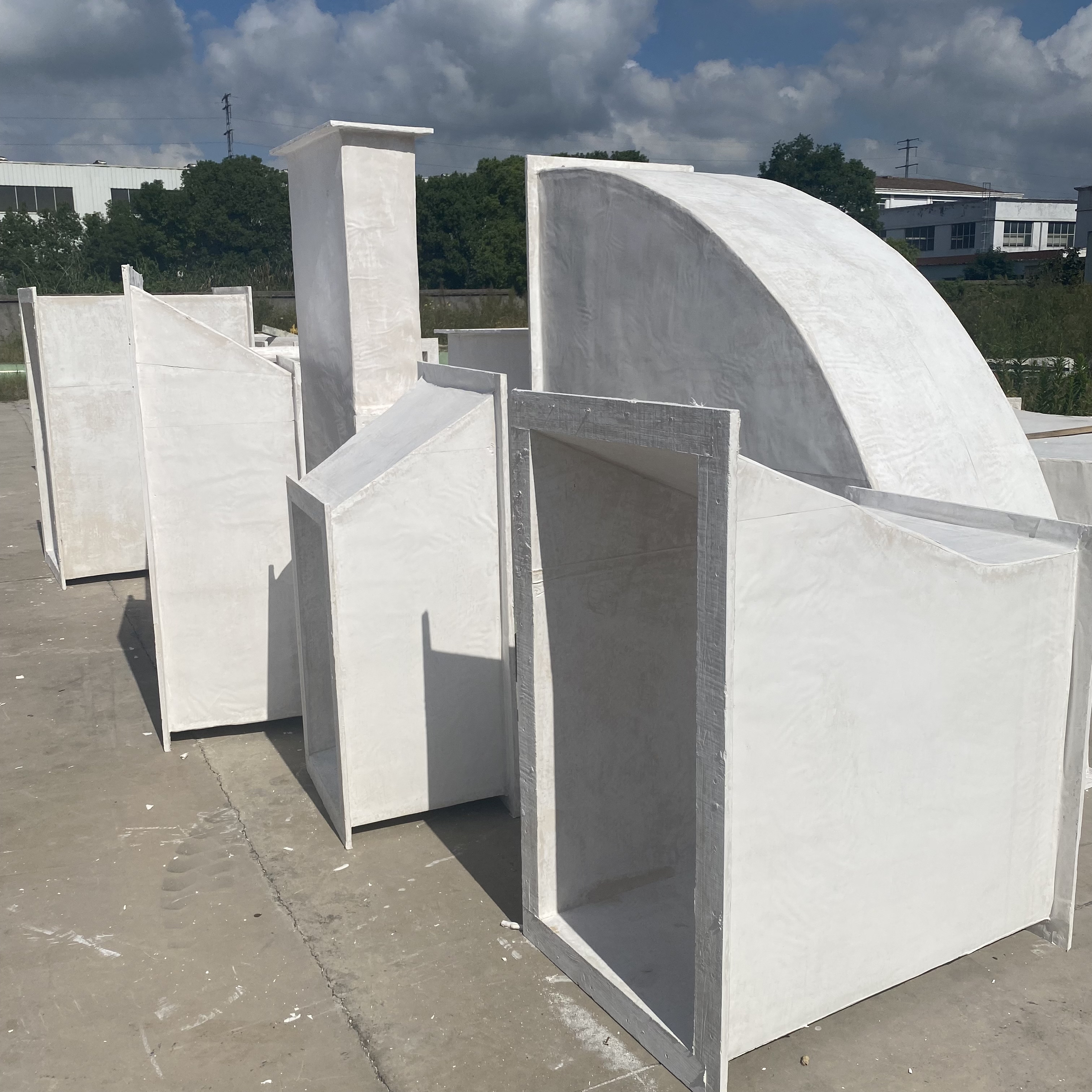 实验室用无机玻璃钢通风管道真是太方便啦