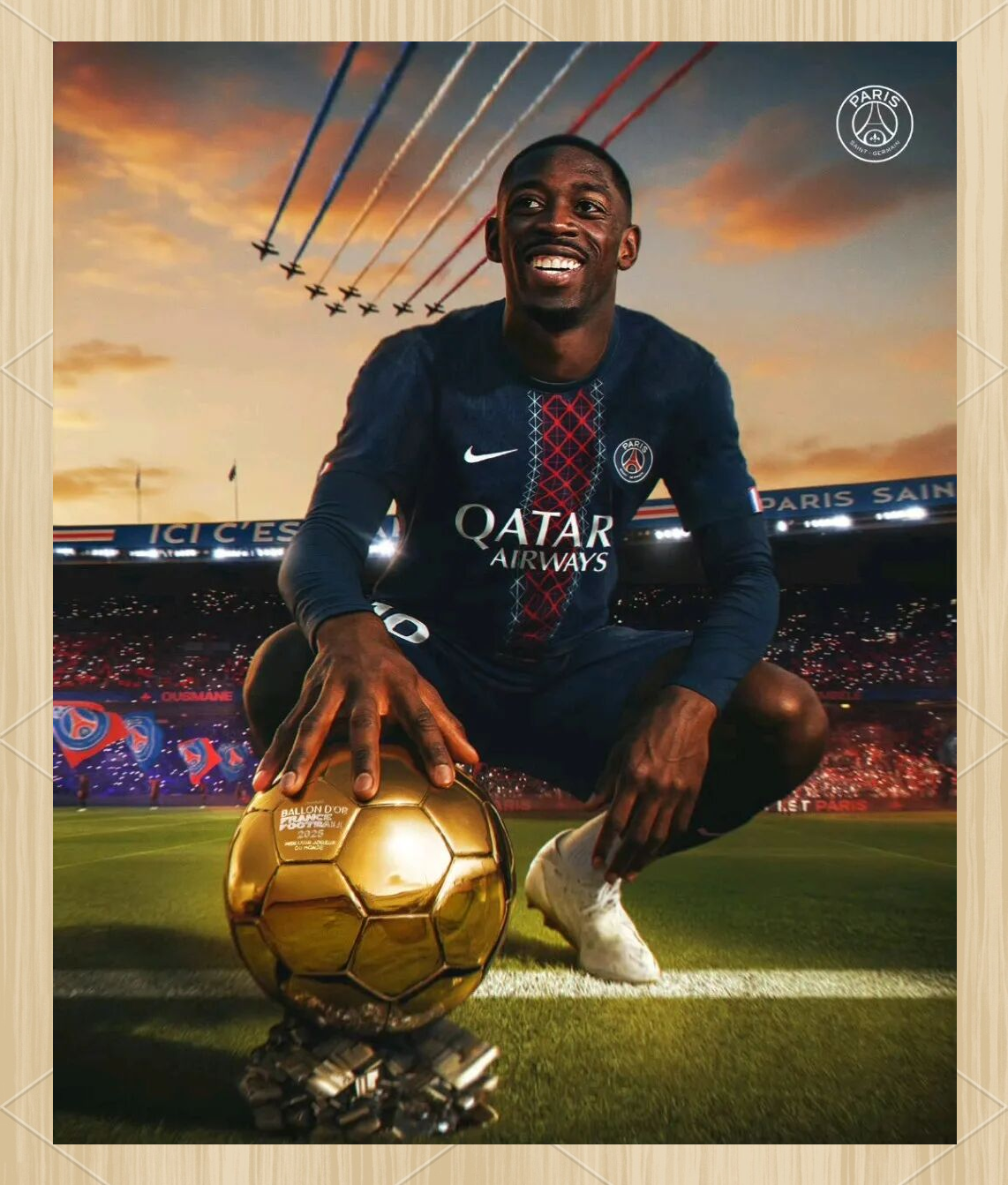 登贝莱的金球荣耀:从"玻璃人"到足坛之巅