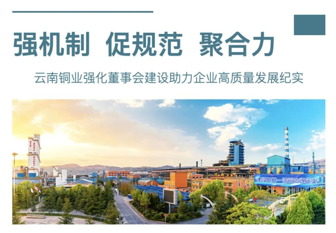 强机制  促规范  聚合力——云南铜业强化董事会建设助力企业高质量