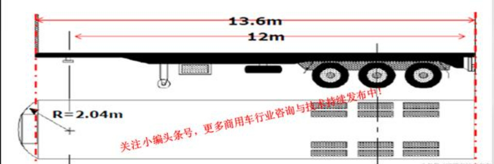 13米平板车尺寸图纸图片