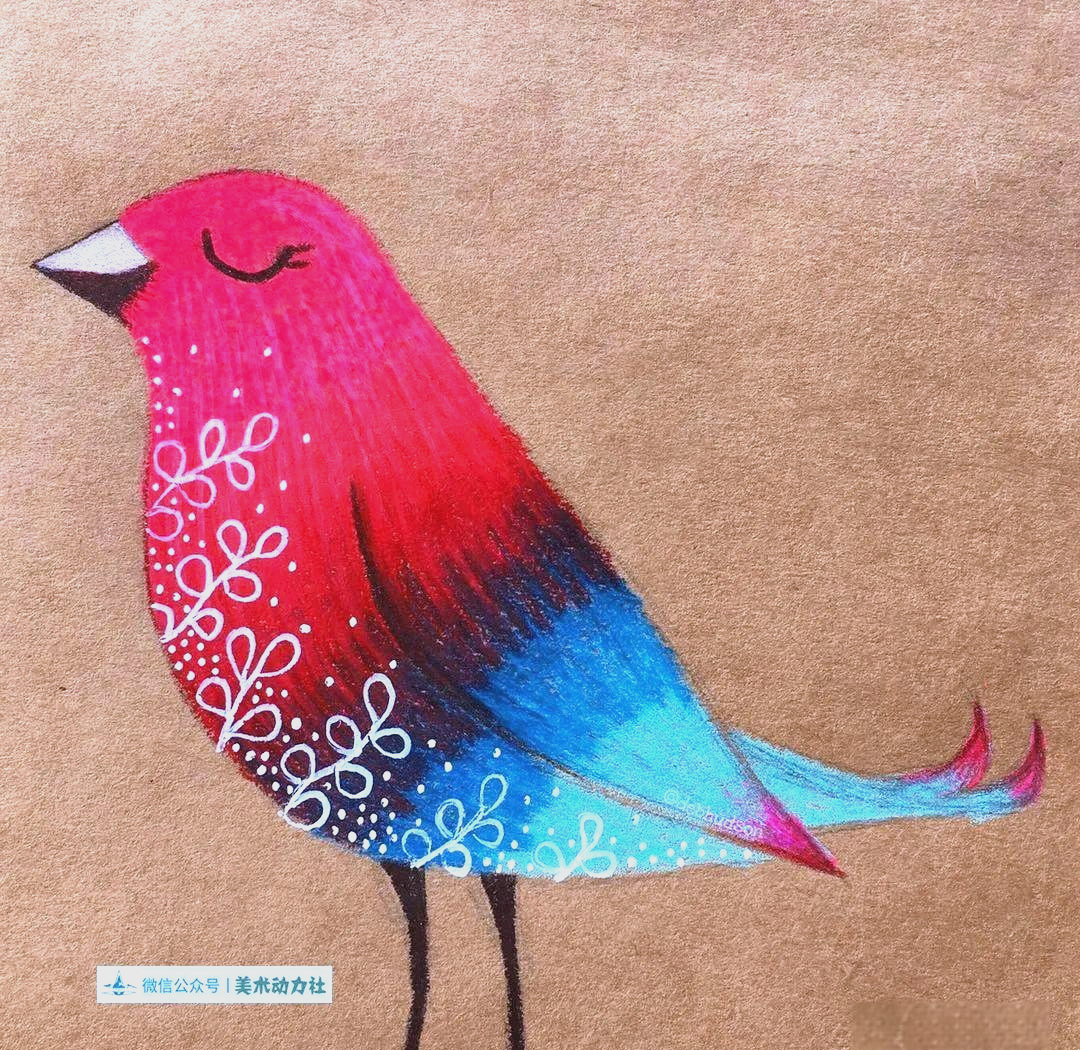 众多鸟类主题的创意插画,总有一款能打动你的心!