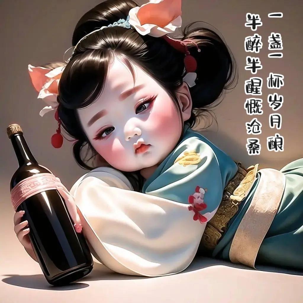 醉酒头像,我好想大醉一场,醒来之后忘掉所有烦恼