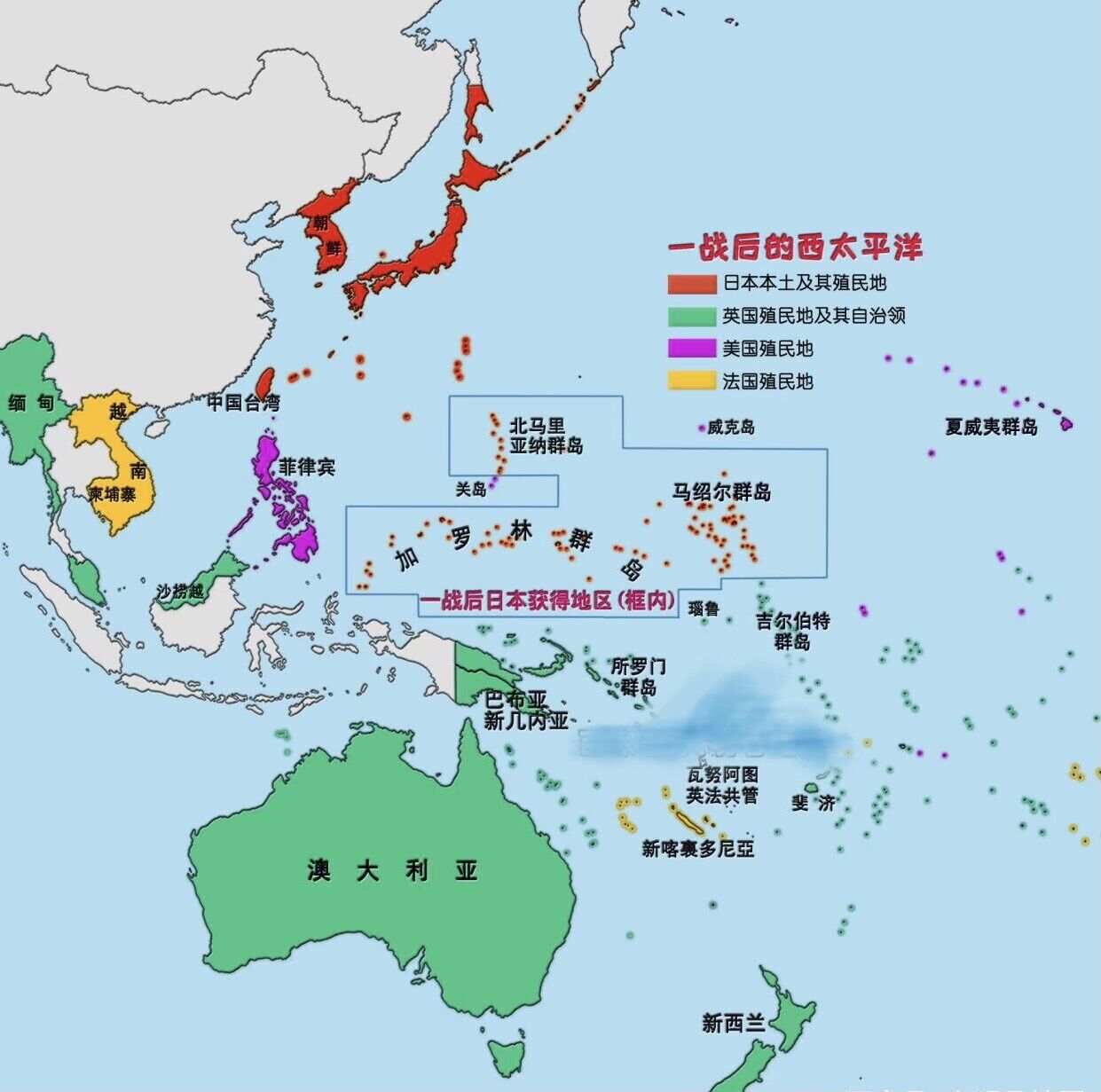 日本占领地图图片