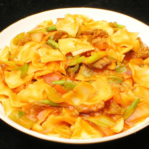 新疆炒面片,疫情时代,好做又好吃!