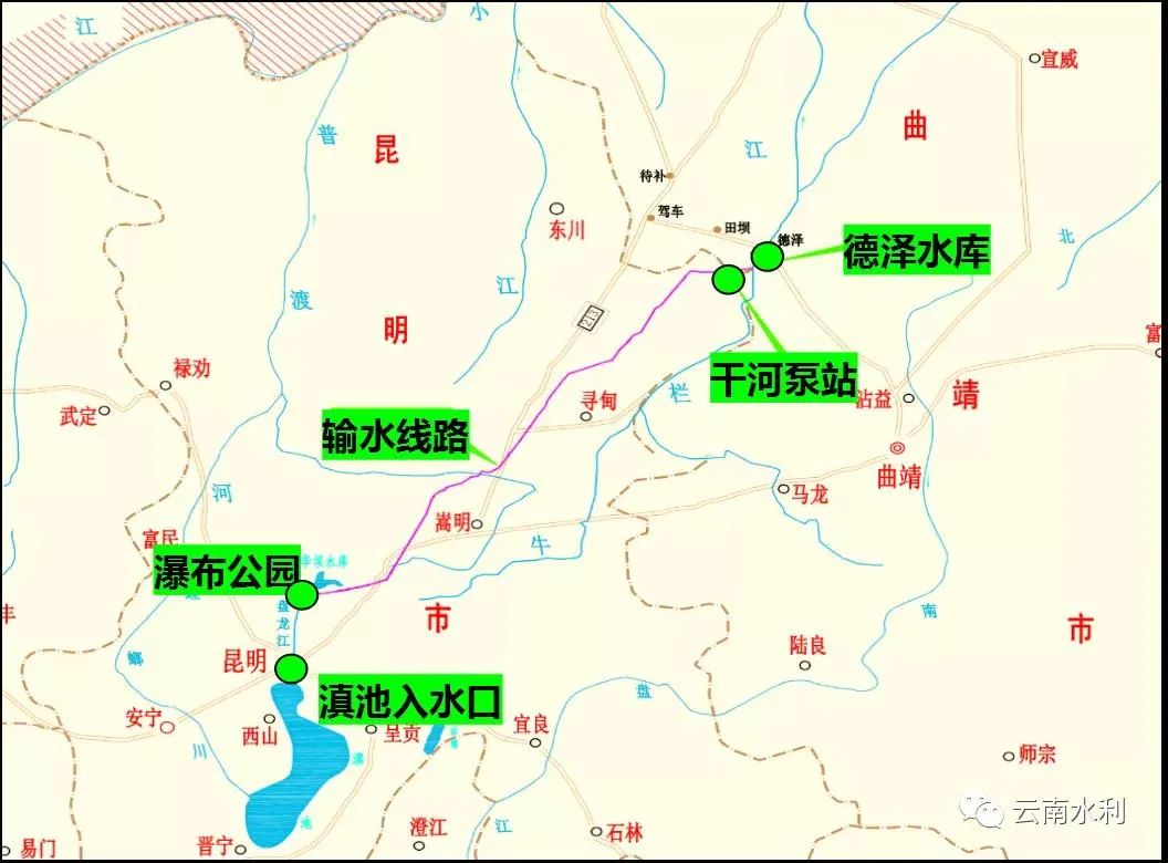 牛栏江地图图片