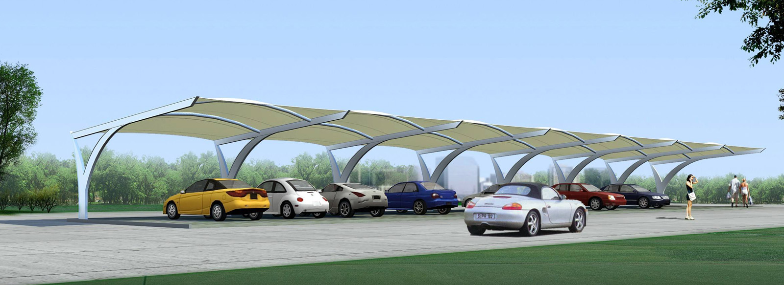 青海膜结构车棚