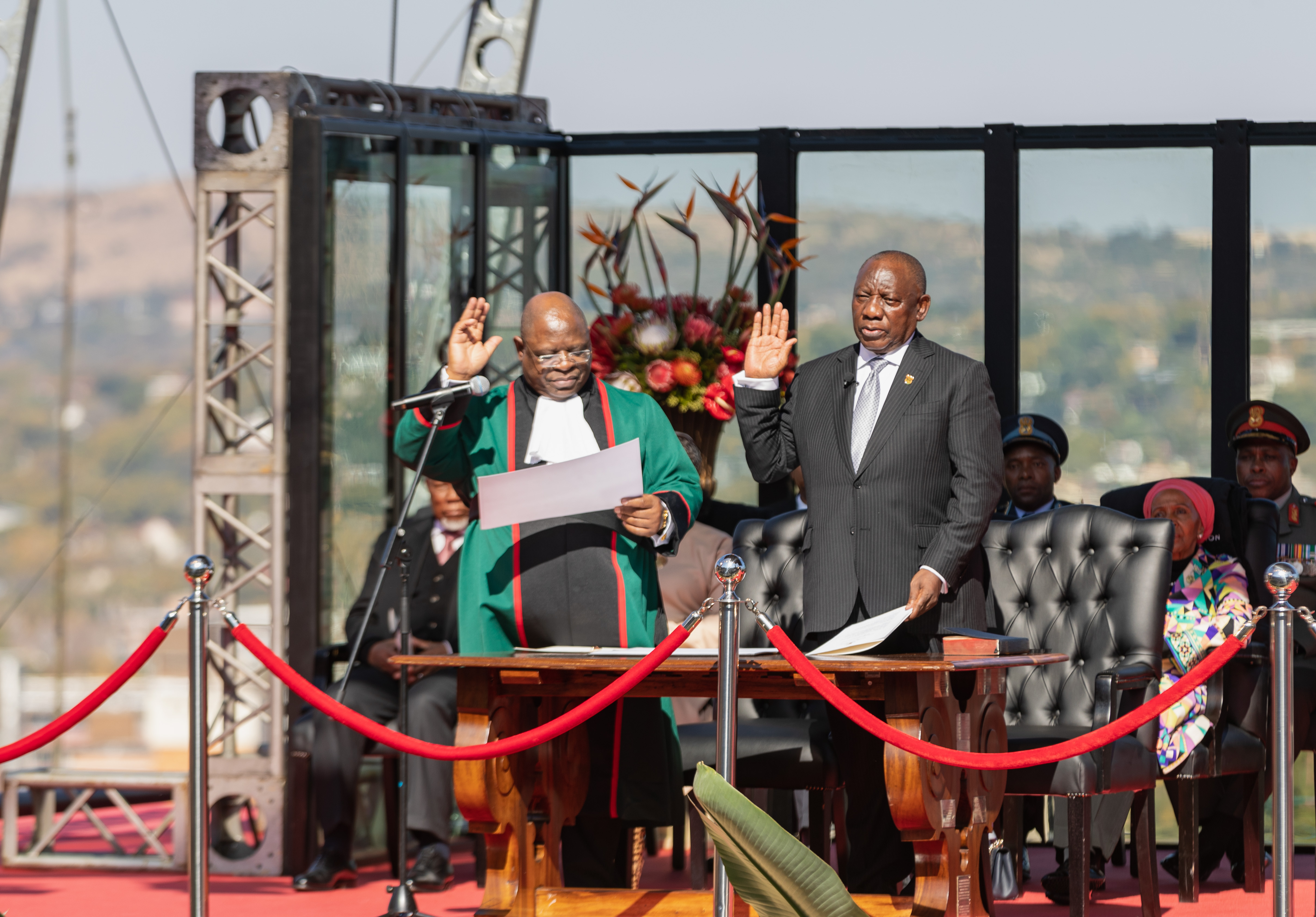 南非举行新任总统就职仪式
