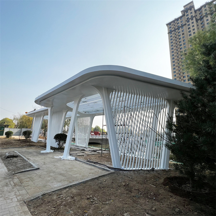 创意不锈钢廊架定制