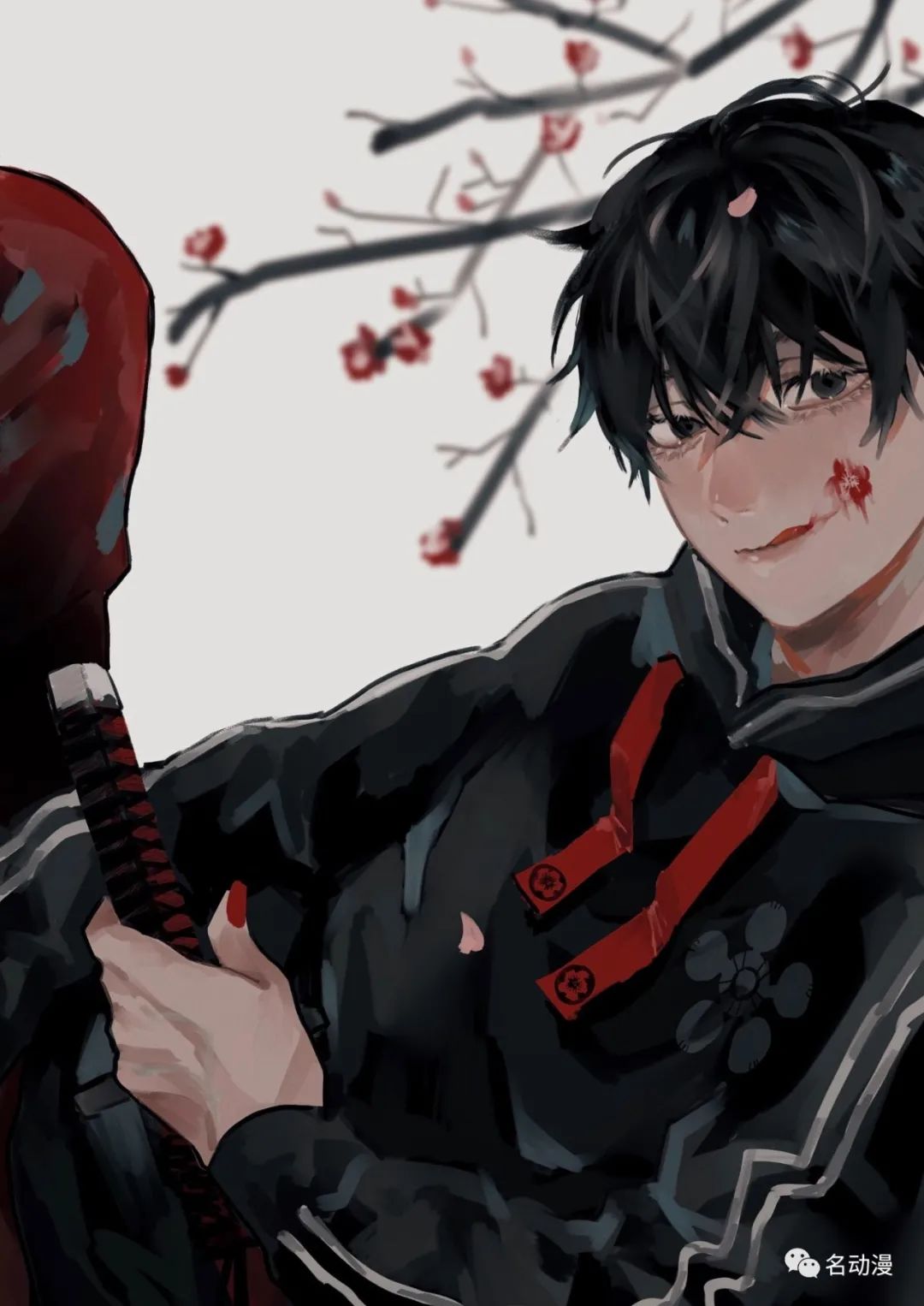 日系和风插画,用色一绝!超人气的帅气小哥哥推荐,你心动了吗?