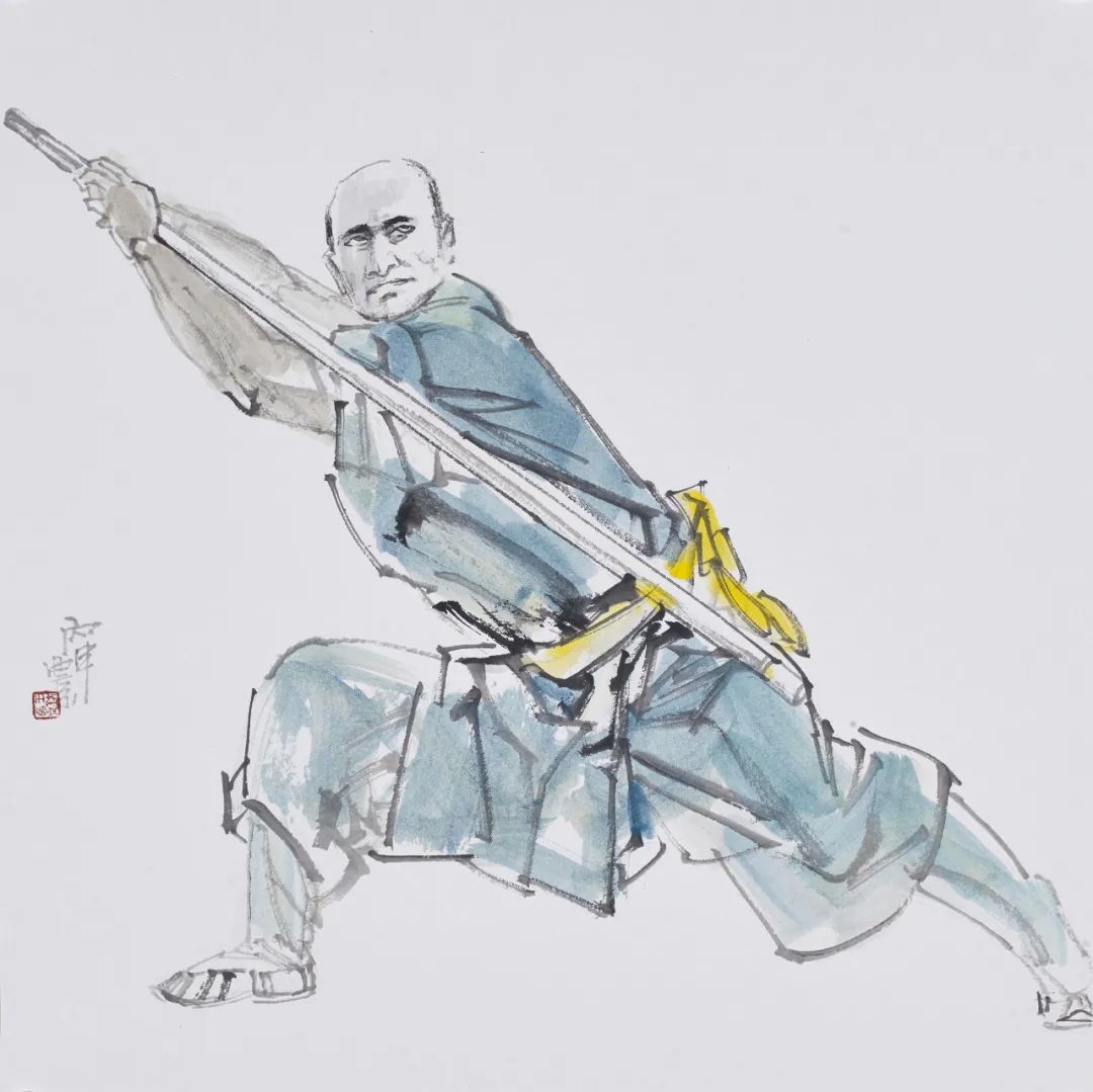 《武术系列》王西京 中国画