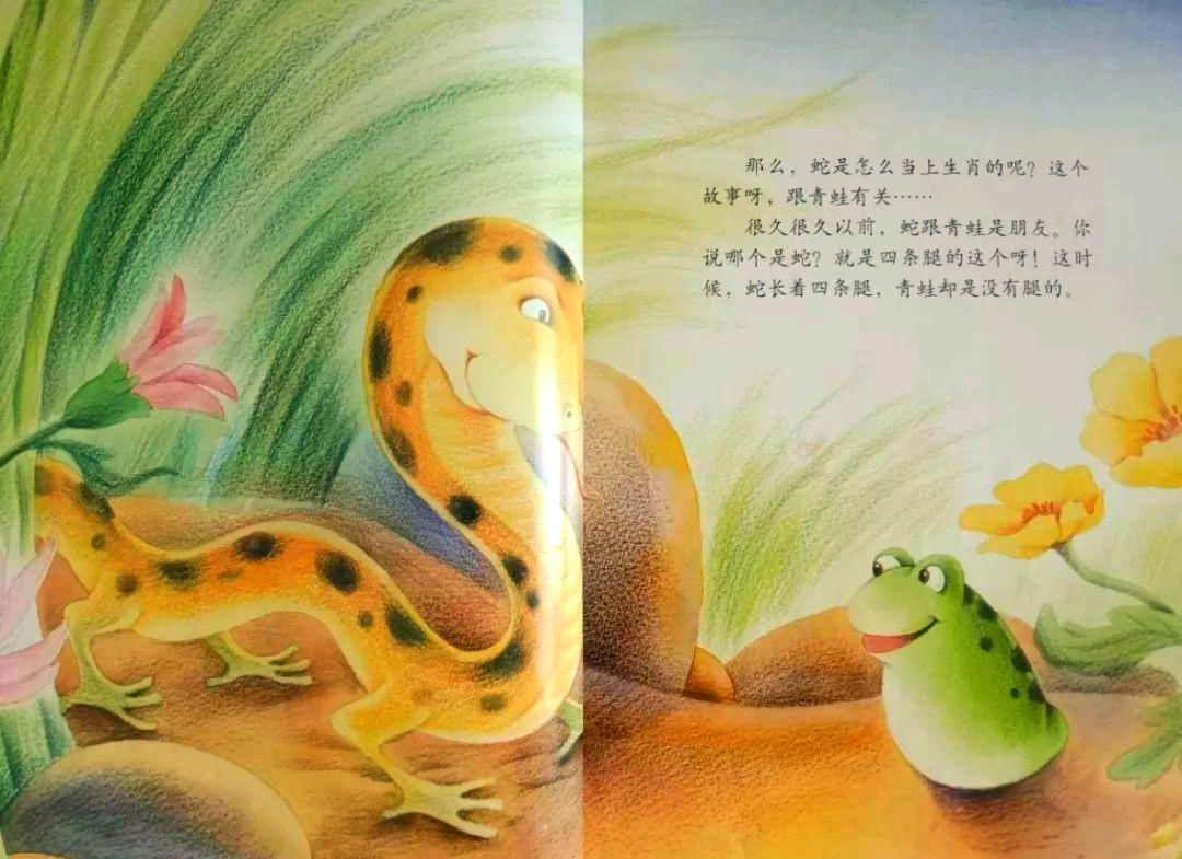 十二生肖中的蛇与青蛙的故事