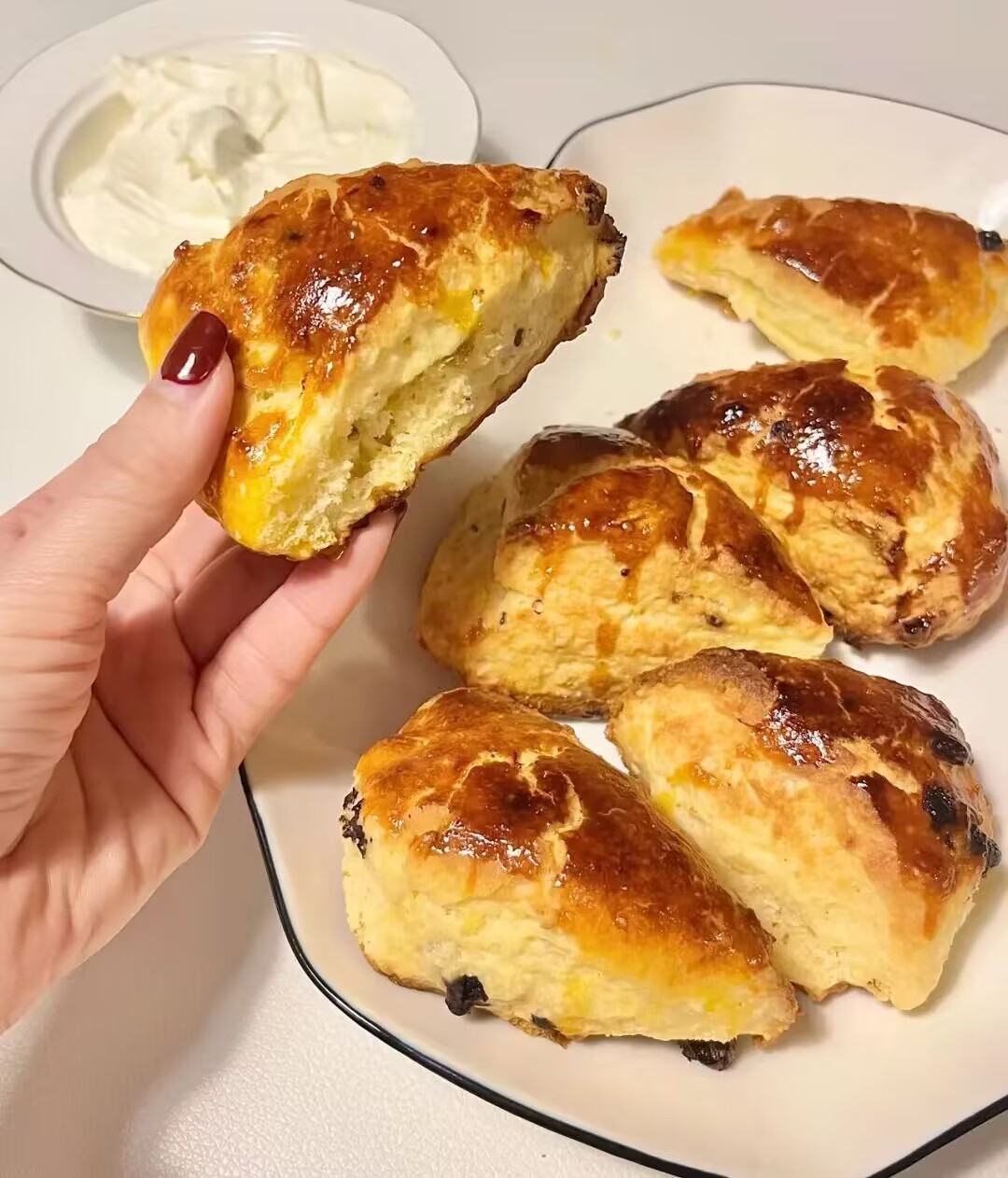 一直都很喜欢司康面包