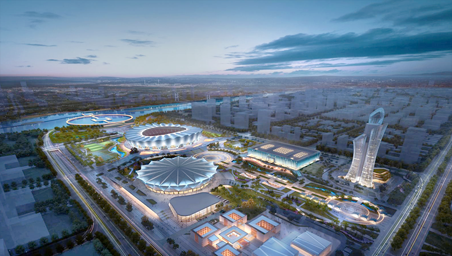 西安奥林匹克体育中心,作为第十四届全运会的主场馆,其设施完备且独具