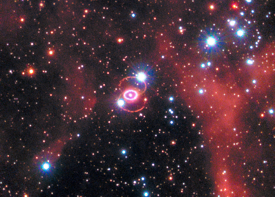 科学家在超新星1987a中发现了隐遁的中子星