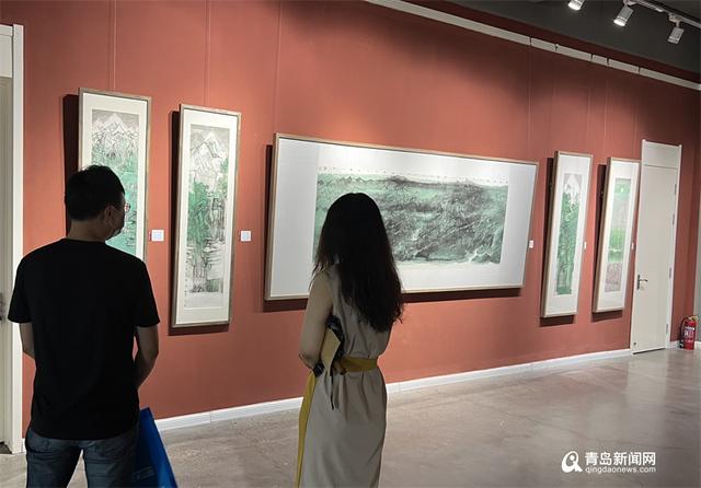 兴会烟霞—周石峰山水画展在青岛澜湾美术馆开展