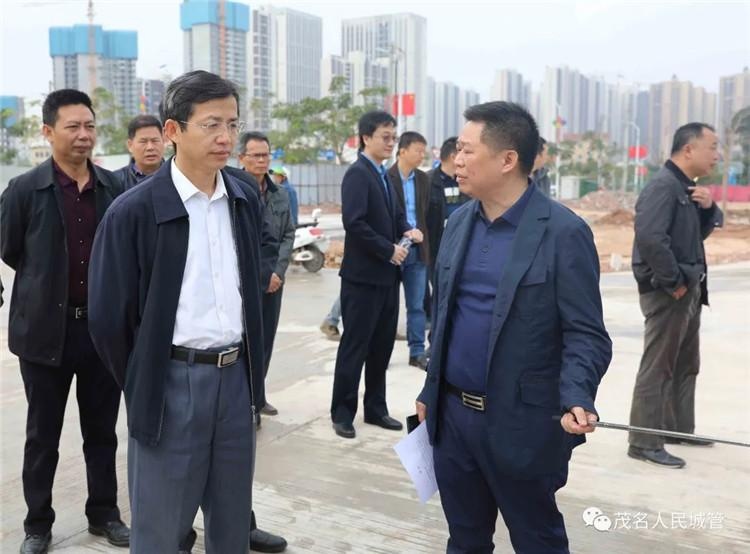 吴世文带队调研城建项目建设情况