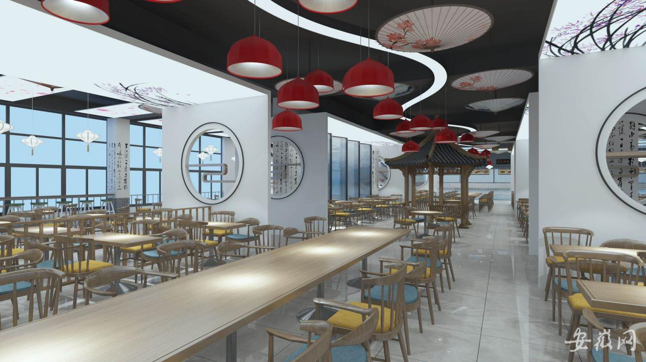徽派建筑 苏式园林!安庆师范大学食堂变身音乐餐厅 吃饭k歌两不误