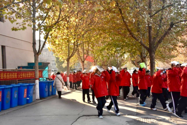 临汾市平阳中学:演练筑防线 防范于未然