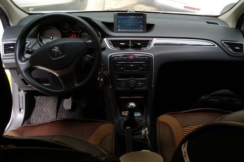 12款标致308中控英文小屏怎么调