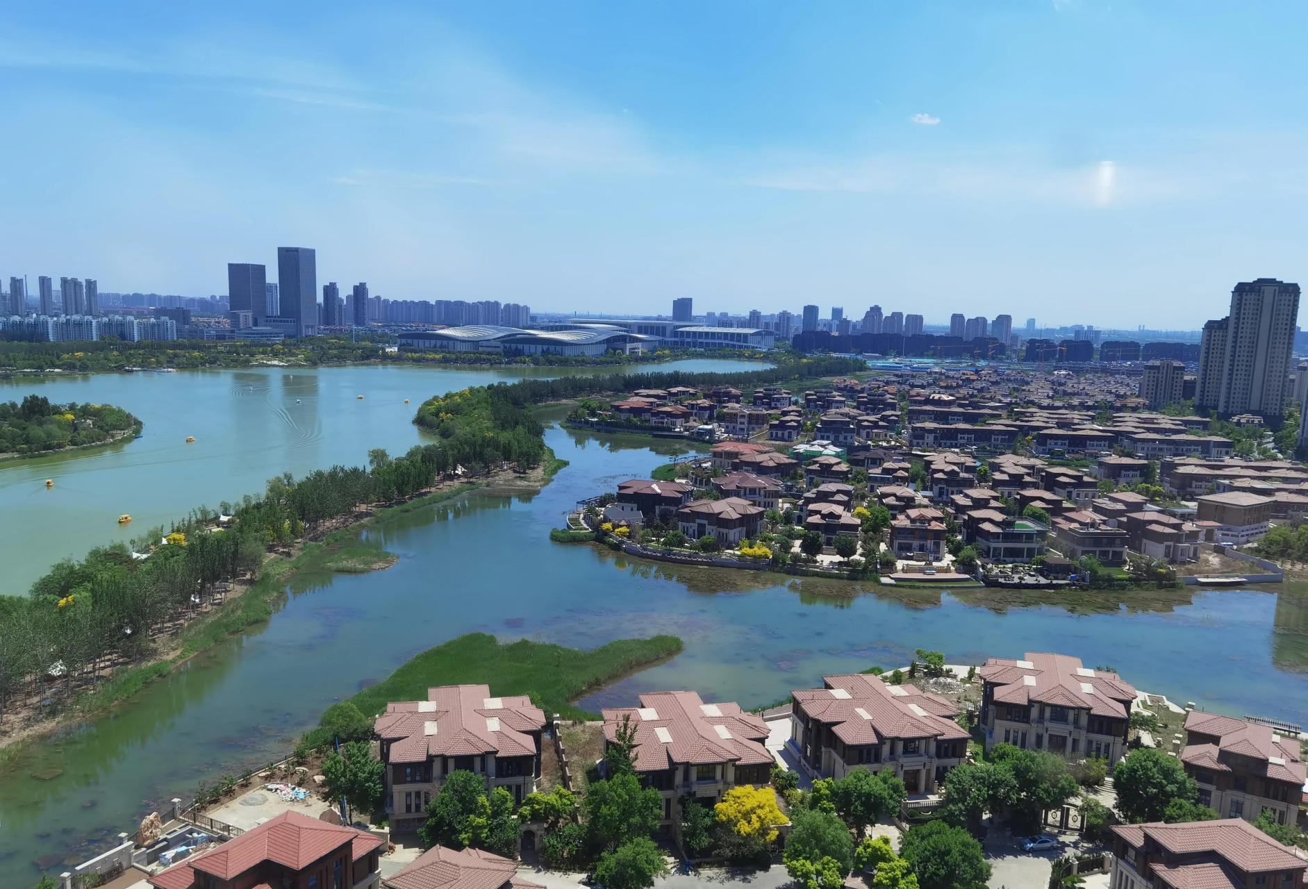 梅江公园这片天津市永久性保护湿地,如今内湖水草丛生,浑浊不堪;外湖