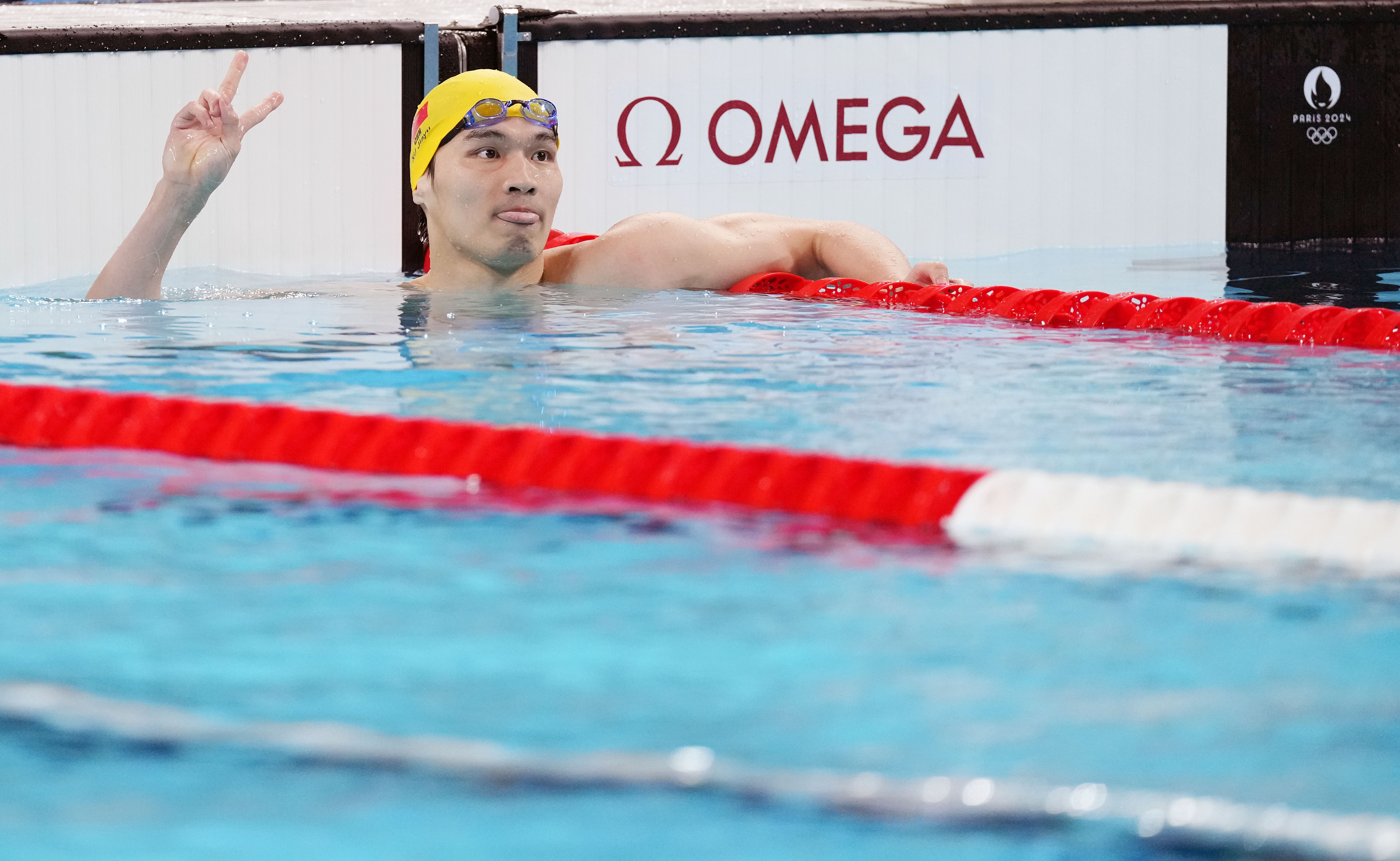 巴黎奥运会丨游泳——男子100米仰泳决赛赛况(7)